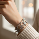Snowflake "Bentley" Charm Bracelet