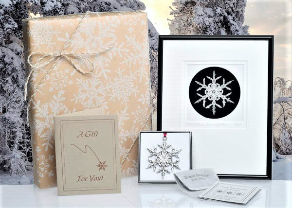 2023 Snowflake Ornament and Framed Print Gift Set – Vermont Snowflakes