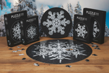 Circular Snow Crystal Jigsaw Puzzles