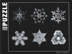 Rectangular Snow Crystal Jigsaw Puzzle