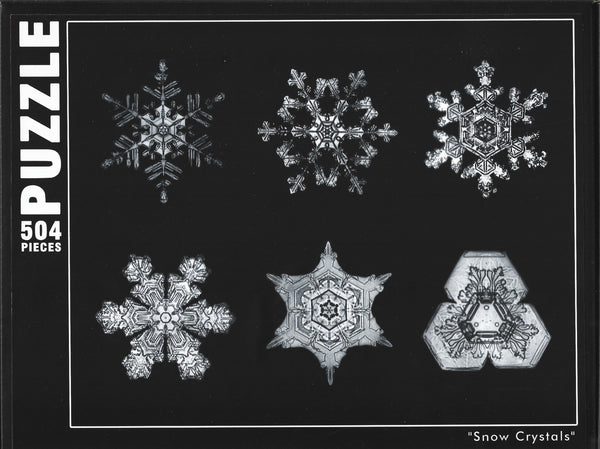 Rectangular Snow Crystal Jigsaw Puzzle