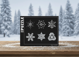 Rectangular Snow Crystal Jigsaw Puzzle