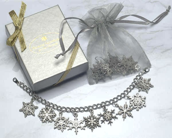 Snowflake "Bentley" Charm Bracelet