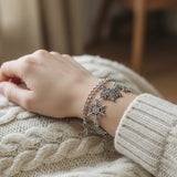 Snowflake "Bentley" Charm Bracelet