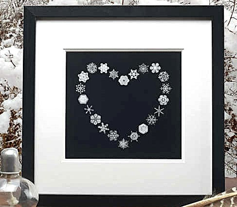 Snowflake Heart Montage