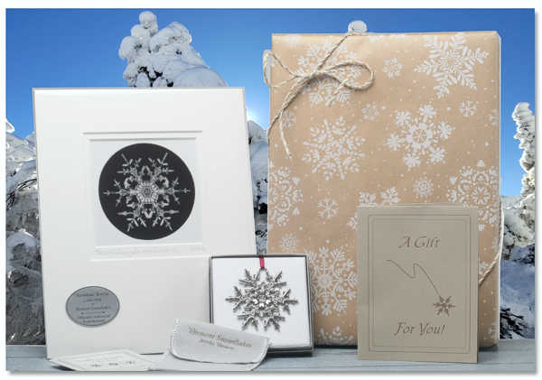 2024 Snowflake Ornament and Matted Print Gift Set