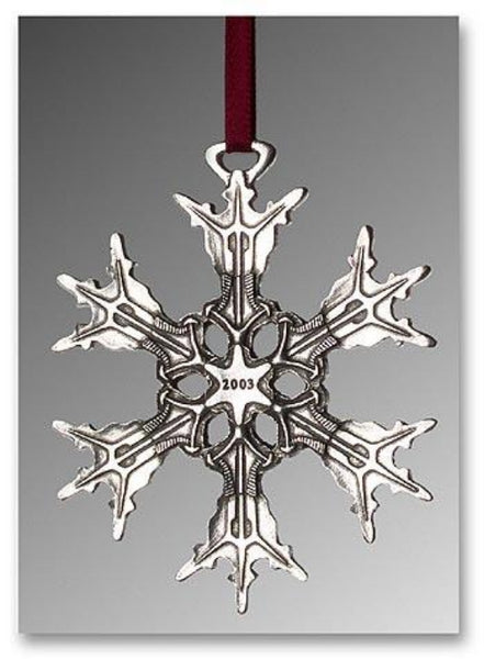 2003 Snowflake "Bentley" Ornament