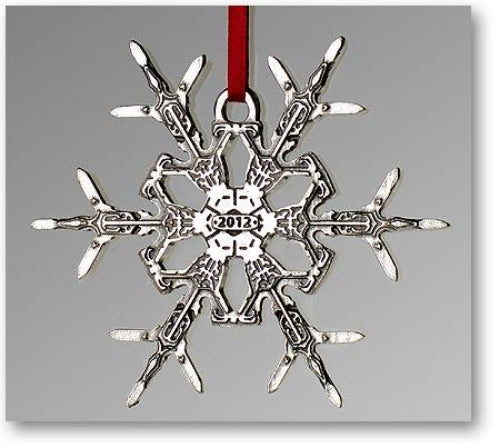 2012 Snowflake "Bentley" Ornament