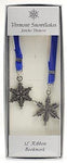 "Snowflake" Bentley Blue Bookmark