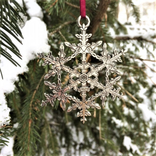 2021 Snowflake Bentley Ornament – Vermont Snowflakes