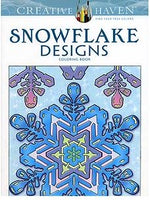 Snowflake Design Coloring Book